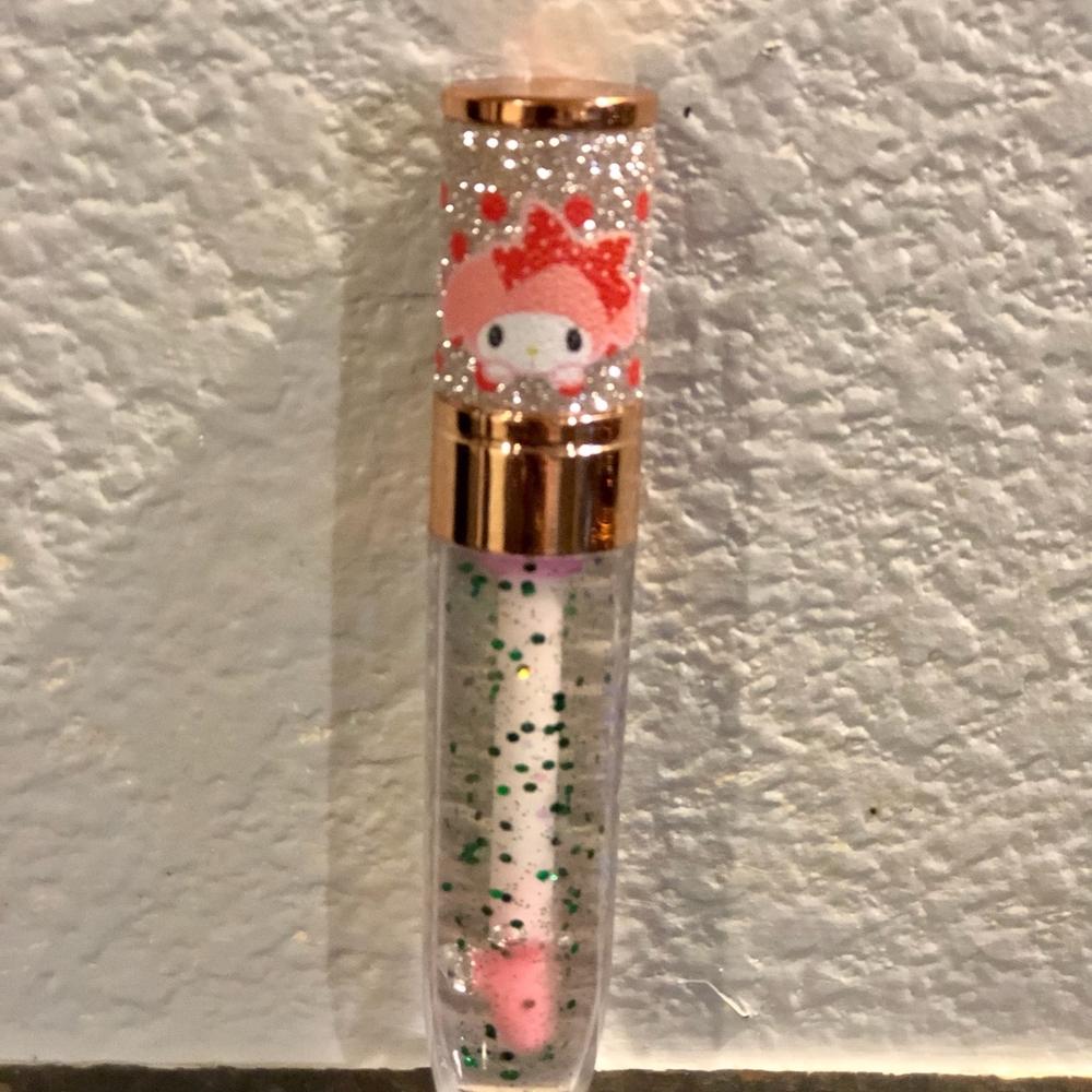 Cute Glitter Lip Gloss with Character Design